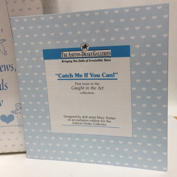 Vtg ‘92 Ashton-Drake Galleries “Catch Me if you Can!” Little Stevie Doll - Picture 10 of 15